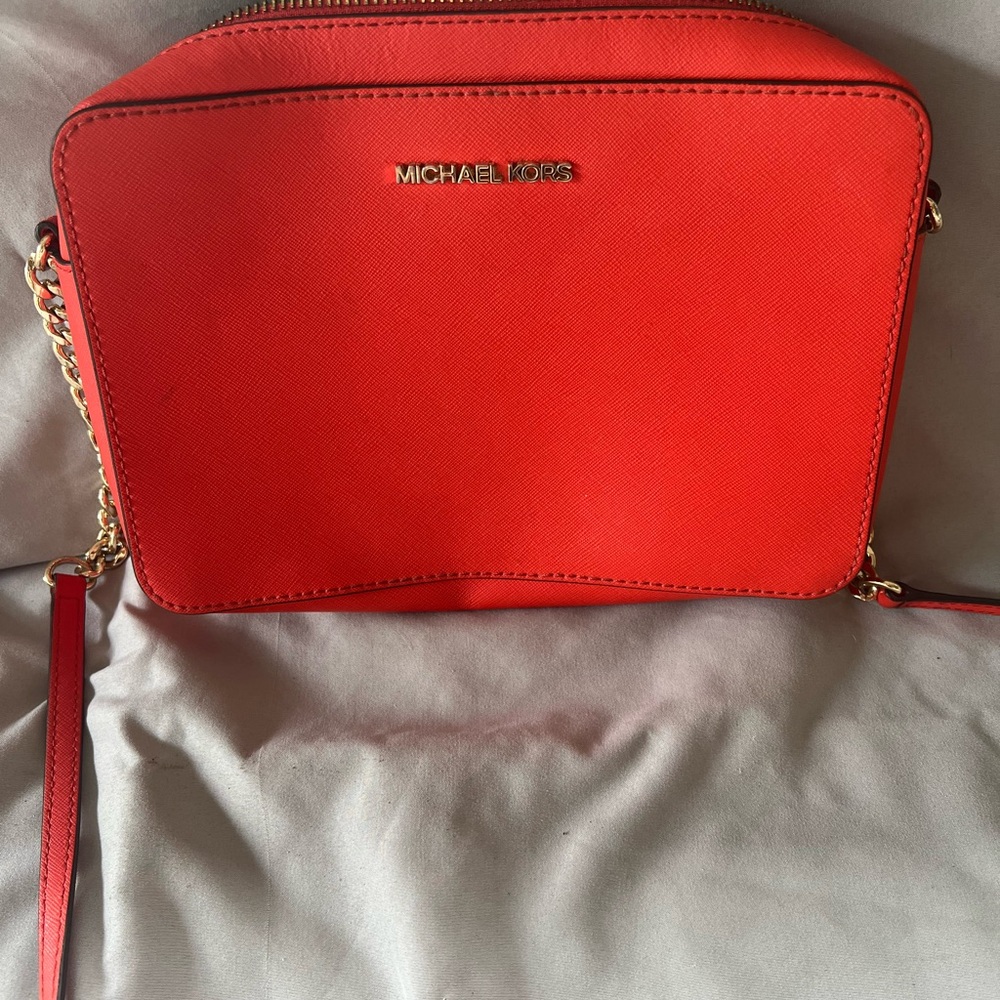 Michael Kors Bold Red Crossbody Bag